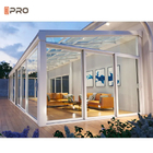 غرفة شمسية مصممة خصيصاً للخارج زجاج فلوريدا غرفة للحديقة منزل زجاجي حمام الألومنيوم