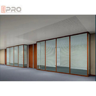 مكعبات زجاجية مخصصة جدران المكاتب الحديثة الحوائط 2.0mm نظام جدار زجاجي