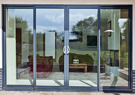 أبواب منزلقة من الألمنيوم المطلي بمسحوق التصميم الحديث لأبواب زجاجية منزلقة تجارية اختيارية