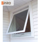 نوافذ ألمنيوم زجاجية مزدوجة / نافذة سقف معلقة من الألومنيوم ISO9001 نافذة كوة ألومنيوم معلقة علوية