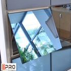 الأفقية الألومنيوم المظلة النوافذ سوينغ فتح نمط 1-2MM الملف الشخصي سماكة أعلى نافذة معلقة فتاحة أعلى نافذة معلقة السعر