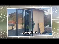 2 ملم الألومنيوم مزدوج الزجاجات الممتازة المقاومة للطقس الأبواب الزجاجية المنزلية 2.1m ارتفاع