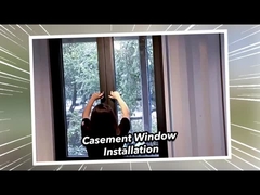 2 ملم الألومنيوم مزدوج الزجاجات الممتازة المقاومة للطقس الأبواب الزجاجية المنزلية 2.1m ارتفاع