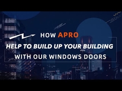 الباب المنسحب من الألومنيوم متعدد الوظائف مع سائلون