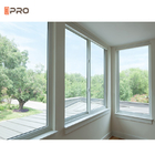 اللون البرونزي نافذة انزلاقية مزدوجة المزجج الألومنيوم للماء أو PVC
