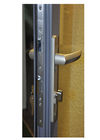 اختراق المياه يمنع الأبواب المفصلية المصنوعة من الألومنيوم 1.2-2.0 مم ، السماكة المفصلة ، إطار الباب القابل للطي