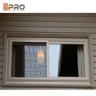تصنيع الألومنيوم الأسود انزلاق الإعصار تأثير النوافذ الآمنة للمنزل حماية مواد الألمنيوم المنزلقة