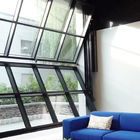 حجم مخصص زجاج واحد عمودي نوافذ ثنائية الطي