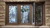 مخصص الألومنيوم بابية زجاج النوافذ الفرنسية