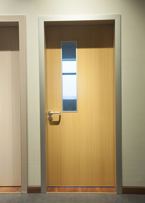 أبواب داخلية عازلة للحرارة مصنوعة حسب الطلب ، أبواب دافقة MDF ملونة اختيارية