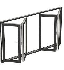 زجاج مقسى قابل للطي مصنع نافذة الأكورديون قوانغتشو نافذة ثنائية الطي زاوية ثنائية باب خارجية ثنائية باب قابلة للطي